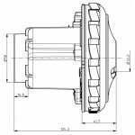 Turbina / Silnik do odkurzaczy MILWAUKEE – AS 300 ELCP, AS 300 EMAC, AS 500 ELCP