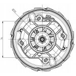 Turbina / Silnik do odkurzaczy MILWAUKEE – AS 300 ELCP, AS 300 EMAC, AS 500 ELCP