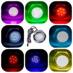 METALOWA LAMPKA LED JACUZZI BALII BASENU WIELE ZASTOSOWAŃ