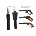 Oryginalny wąż ciśnieniowy 10 metrów do myjek /AR/BLACK&DECKER/INTERSKOL /MACALLISTER PH0616-10MBD