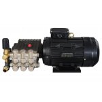 Profesjonalna motopompa wysokociśnieniowa 200 bar – 5,5 kW, 380 V, 900 l/h, regulacja ciśnienia